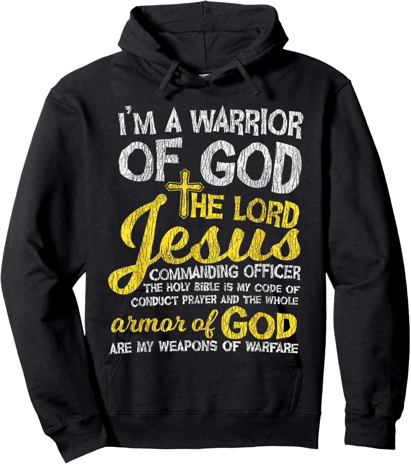 The Lord Jesus Armor Of God Cross Faith Christian Bible Gift Hoodie - Hoodie | Black