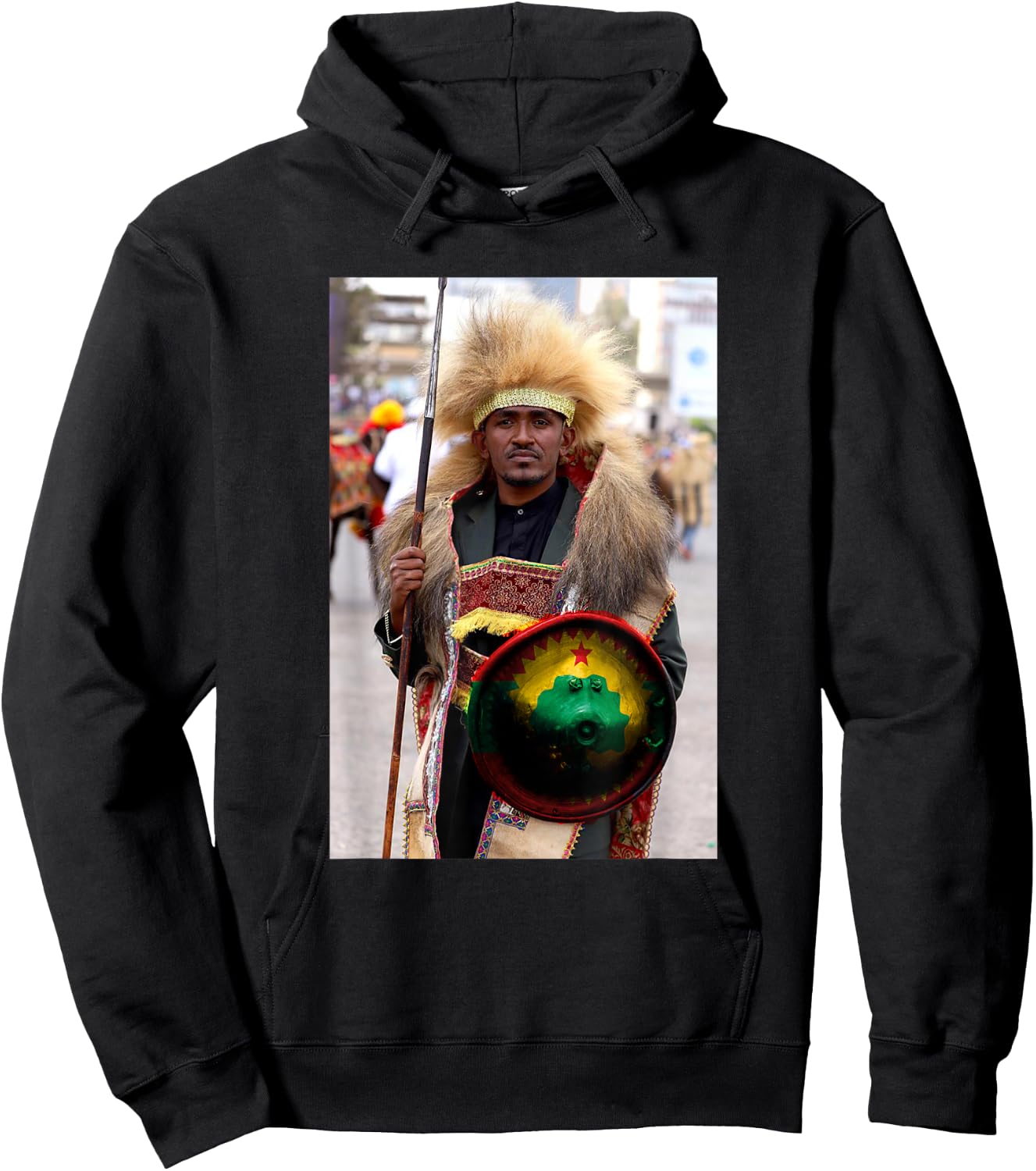 Oromo hero flag Ethiopian Oromo proud gift Hoodie - Hoodie | Black