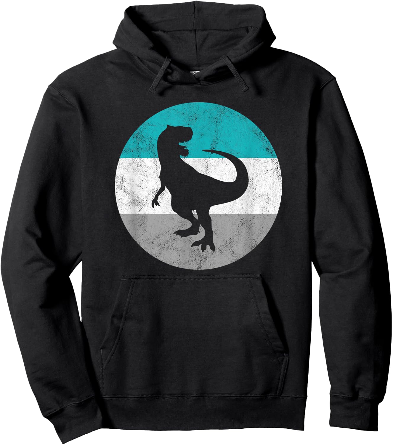 Allosaurus Retro Dinosaur Gift or Boys Hoodie - Hoodie | Black