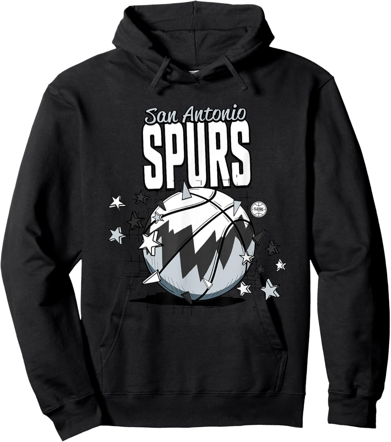 NBA San Antonio Spurs Basketball Doodle Stars Hoodie - Hoodie | Black