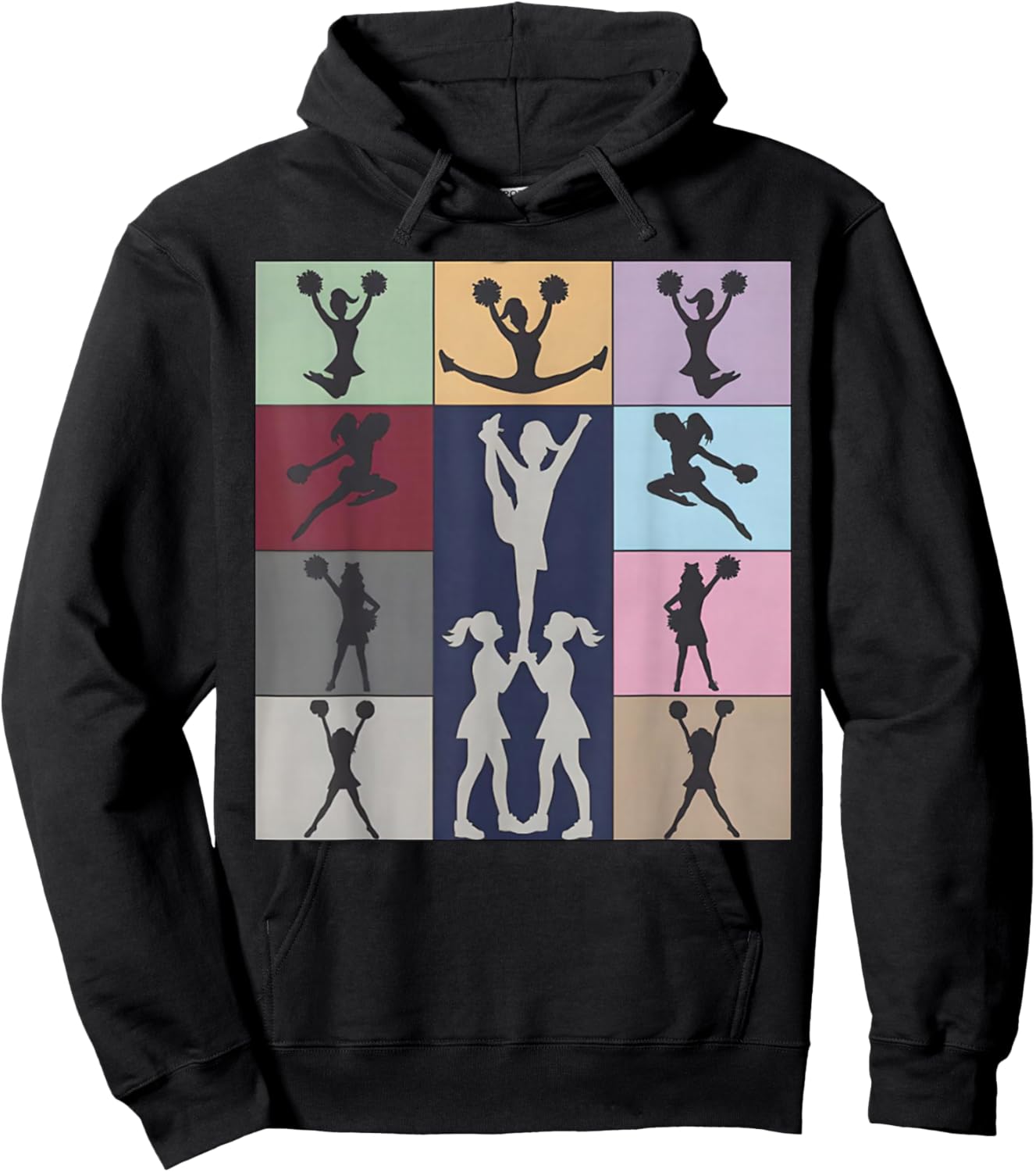 Cheerleading Cheerleader Squad Girl Teen Cheer Practice Hoodie - Hoodie | Black