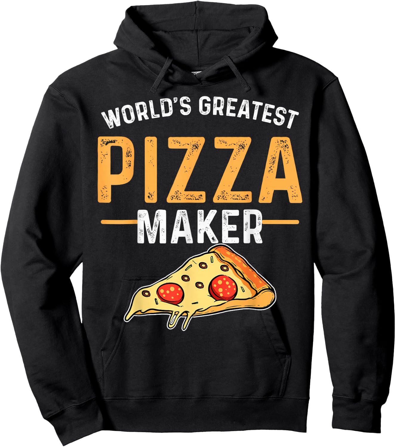 Pizza Baker World Largest Pizza Maker Hoodie - Hoodie | Black