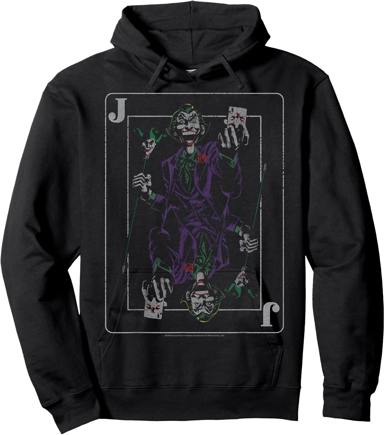 DC Comics Batman Jokers Wild Small Hoodie - Hoodie | Black