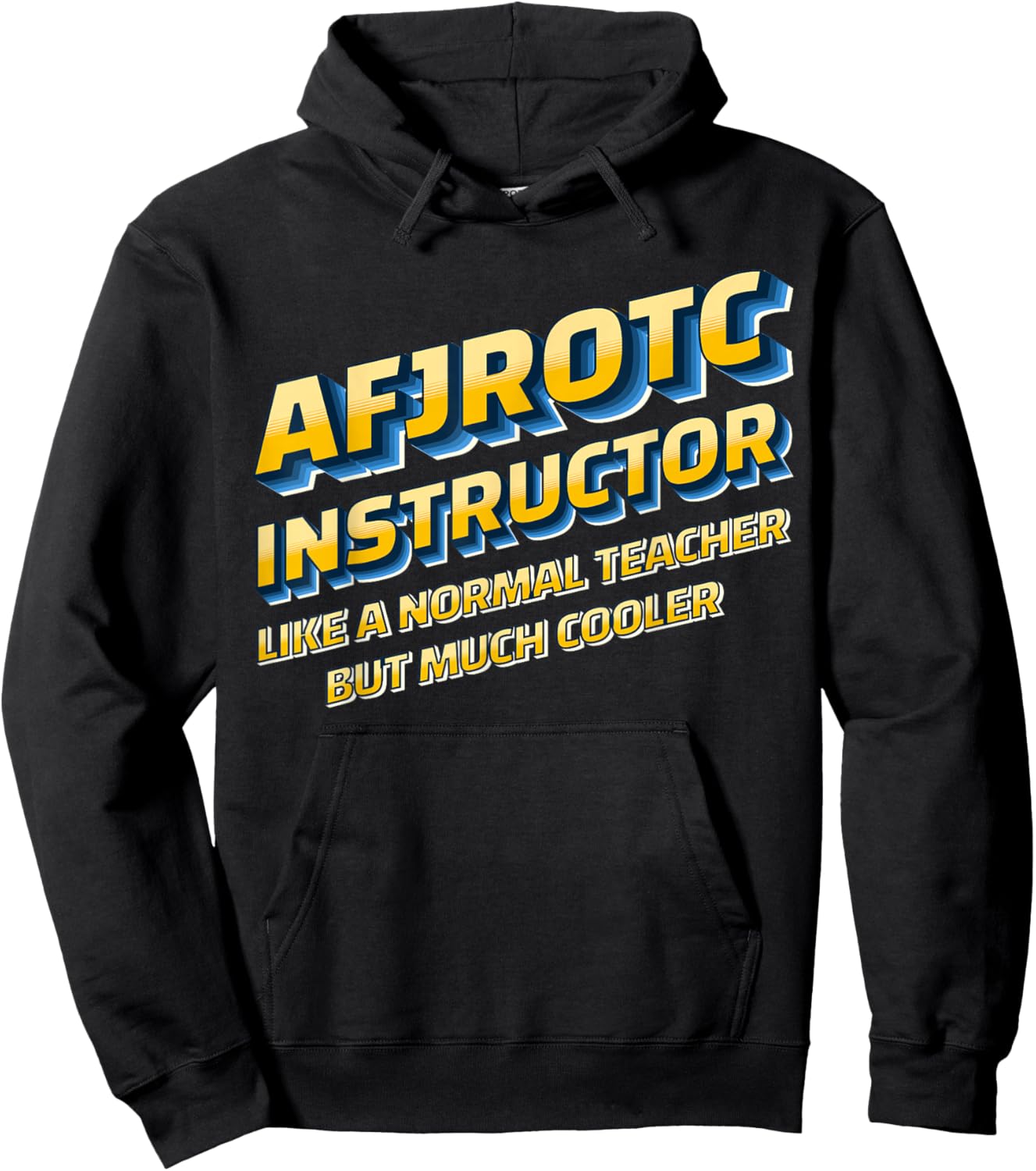 AFJROTC Instructor AFJROTC Educator Veteran AFJROTC Teacher Hoodie - Hoodie | Black