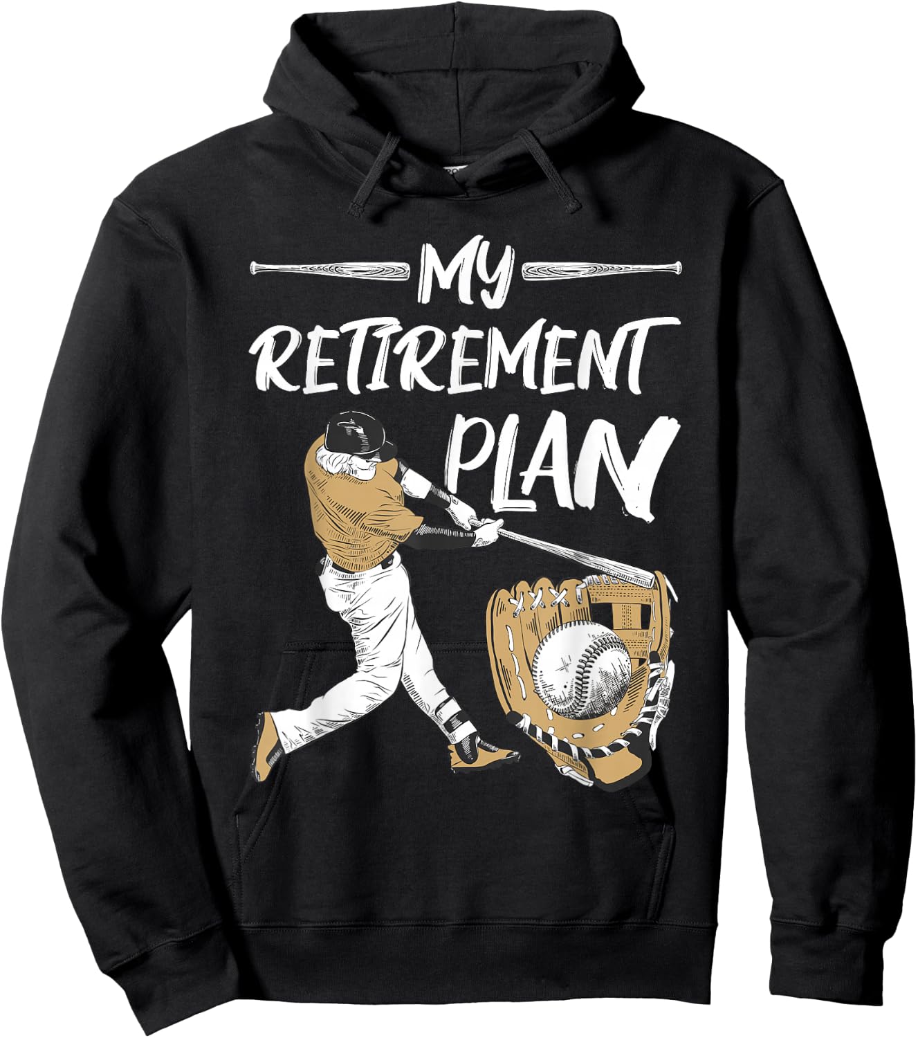 Baseball - Retirement Gifts Hoodie - Hoodie | Black