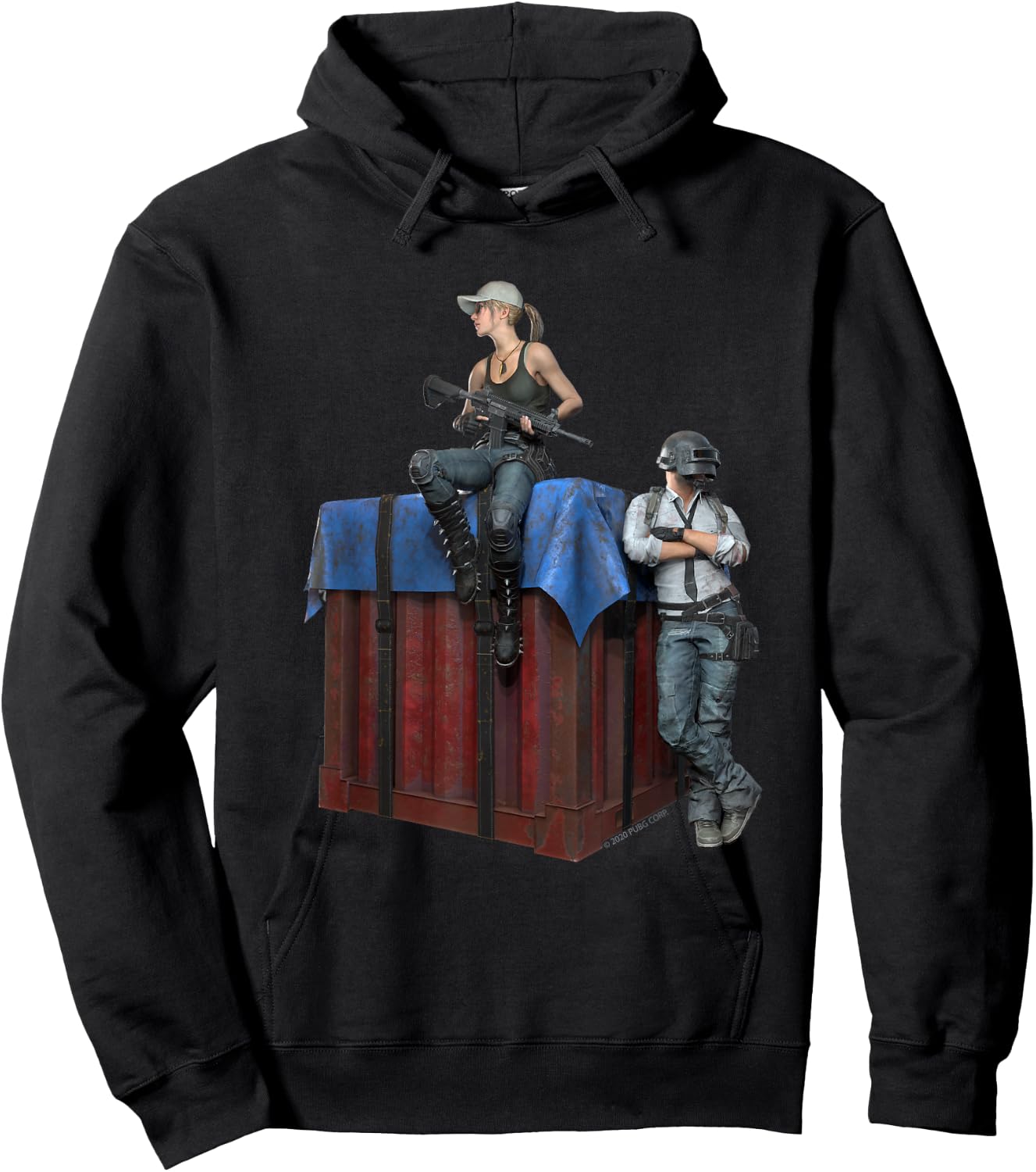 PUBG Survivors Duo Crate Hoodie - Hoodie | Black