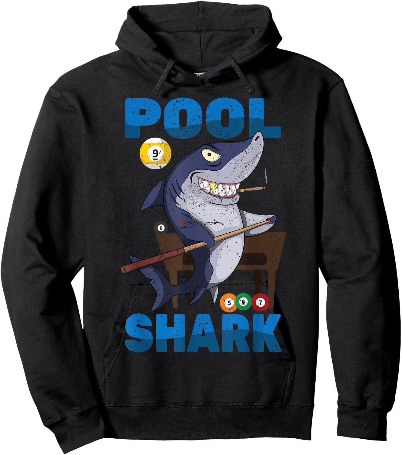 Billiards - Pool Shark - Snooker Player - Bar Pub - Animals Hoodie - Hoodie | Black