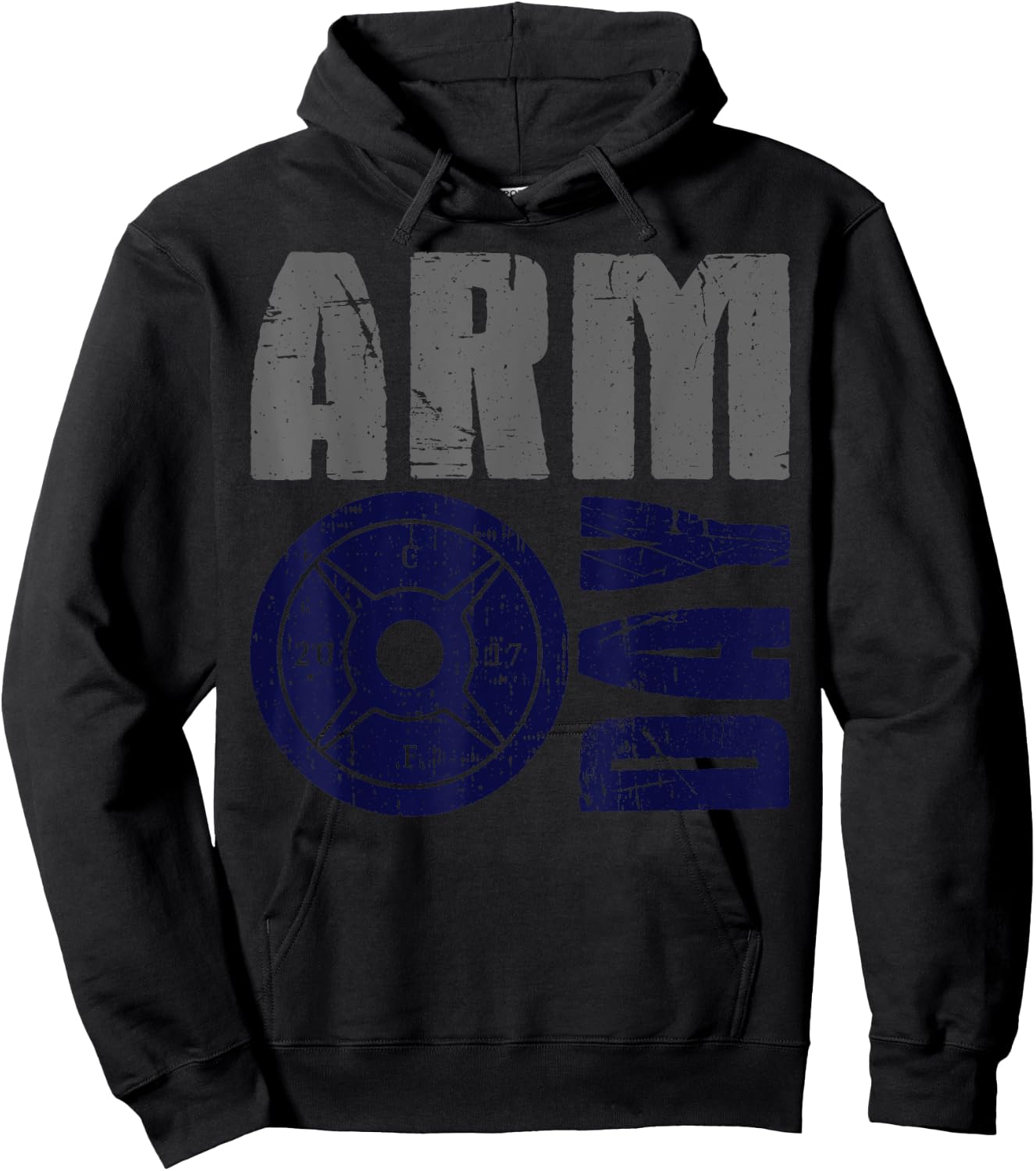 Arm Day Biceps and Triceps Gym Rat Hoodie - Hoodie | Black