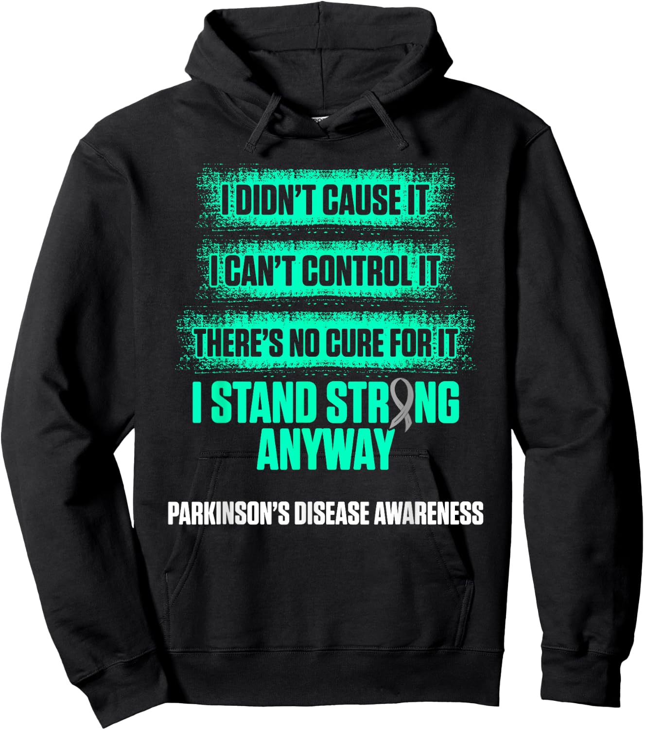 Parkinsons Disease Awareness Cause Warrior Survivor Hoodie - Hoodie | Black