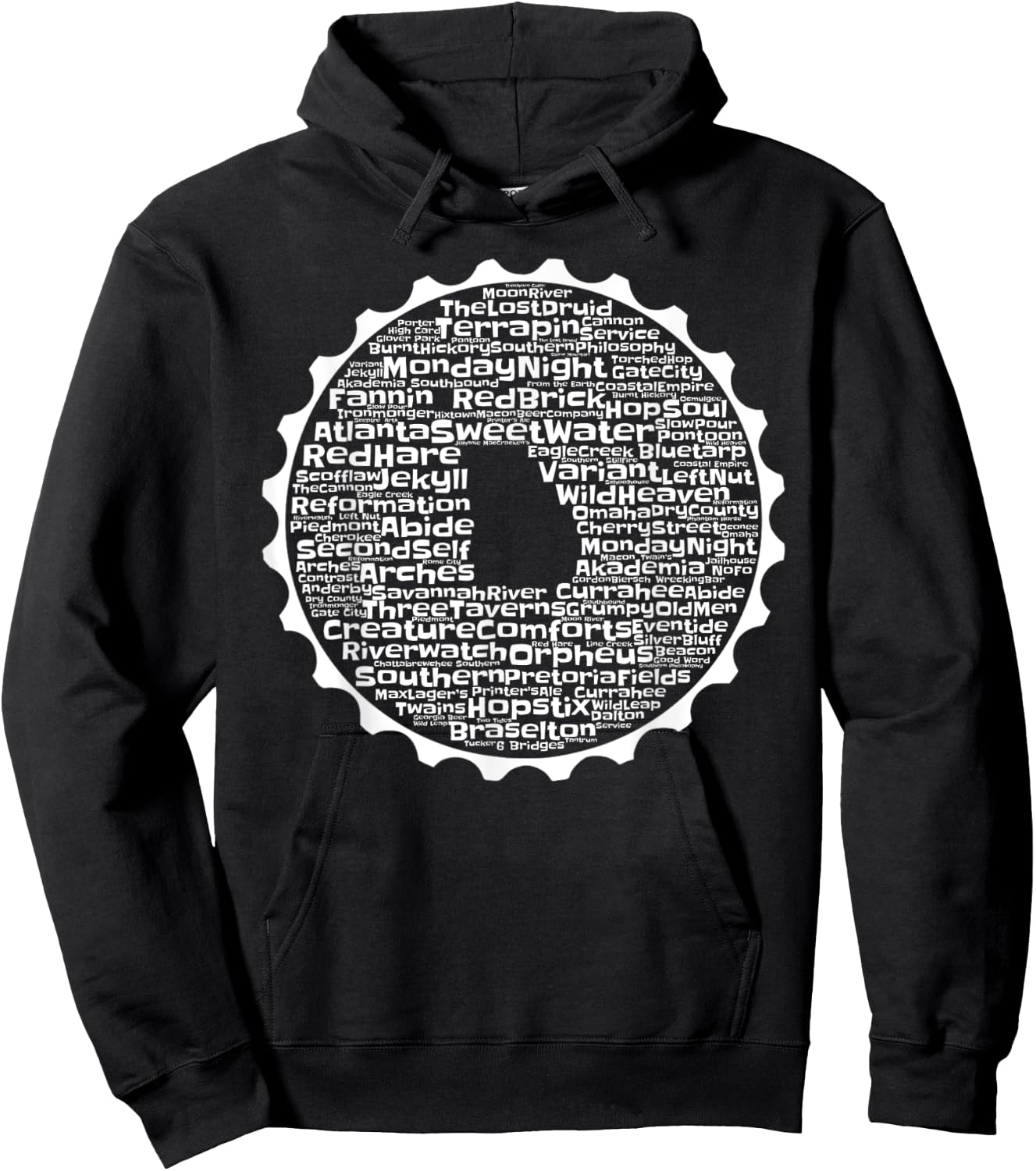 Drink Local Georgia Breweries Hoodie - Hoodie | Black