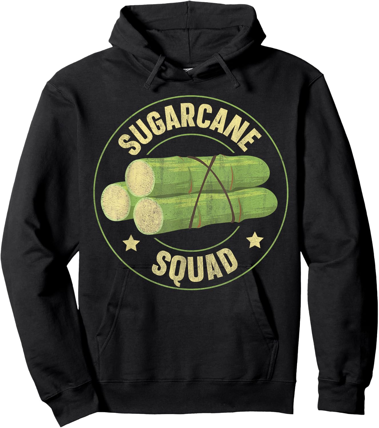 Sugarcane Squad Design for a Sugarcane farmer Hoodie - Hoodie | Black