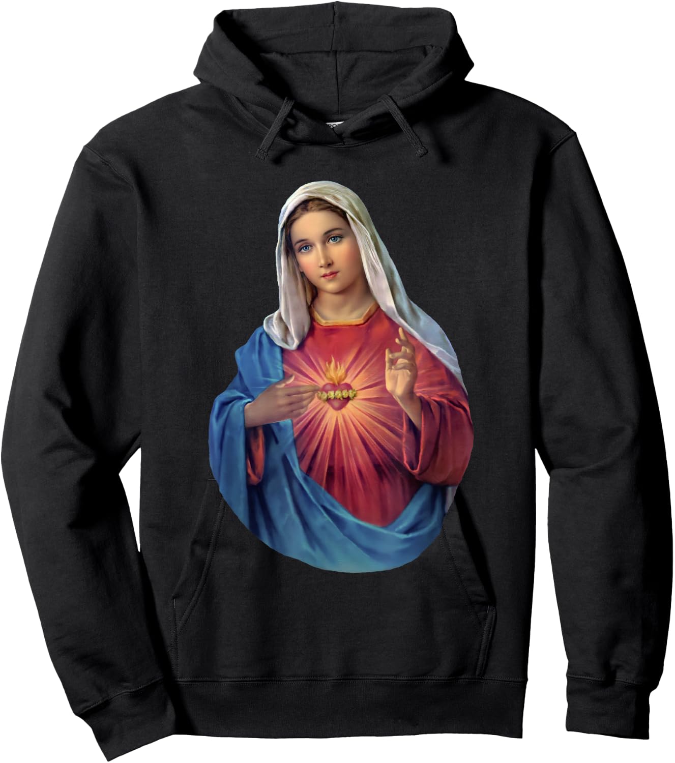Immaculate Heart of Mary Hoodie - Hoodie | Black