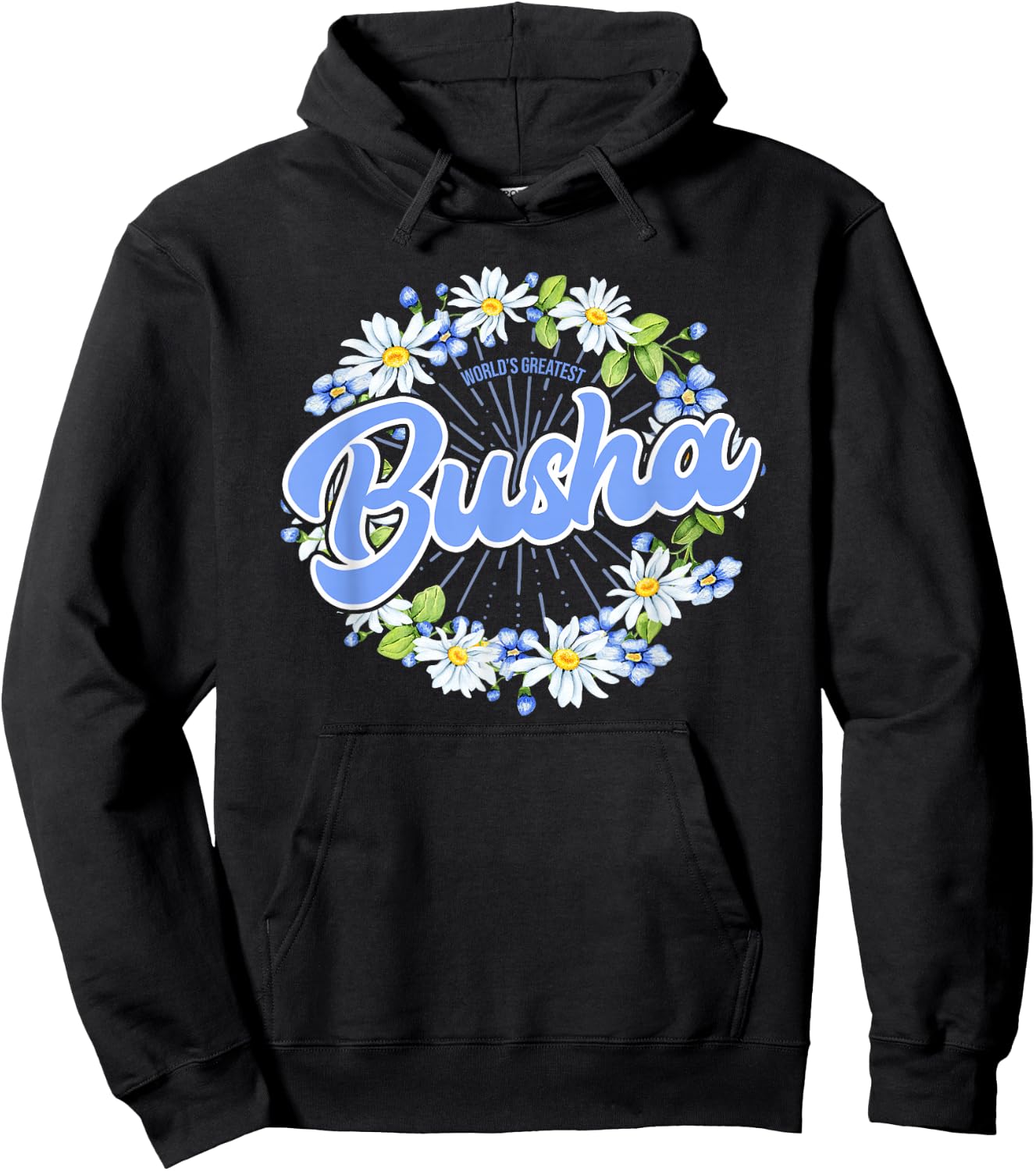 World's Greatest Busha - Gift Polish Grandma Hoodie - Hoodie | Black