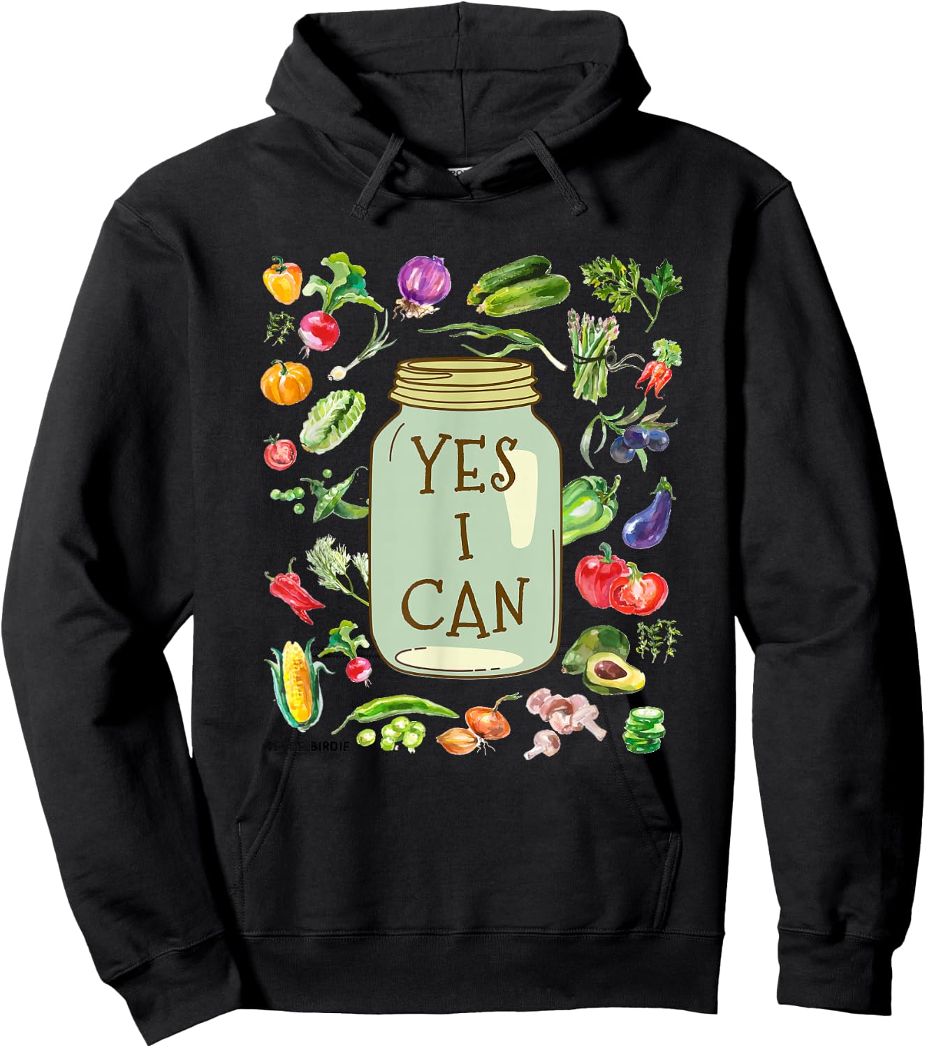 Yes I Can - Preserve Design for Horticulture Hoodie - Hoodie | Black