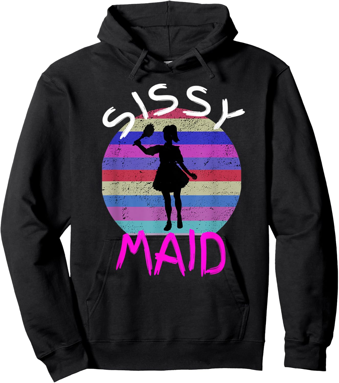 BDSM Sissy Maid Training Submissive Kink Punishment Hoodie - Hoodie | Black