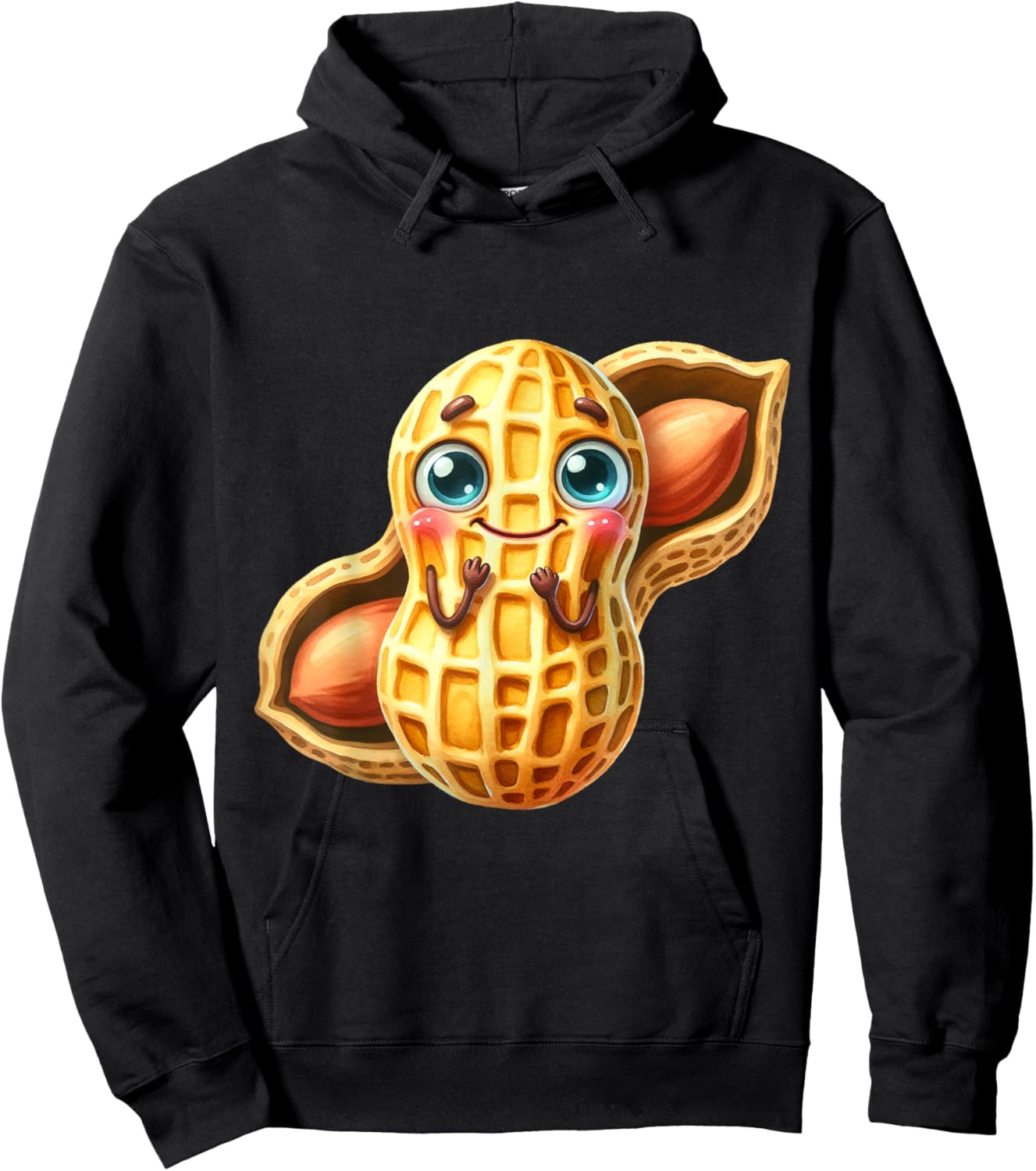Cute Peanut Kids Peanuts Nuts Child Peanuts Hoodie - Hoodie | Black