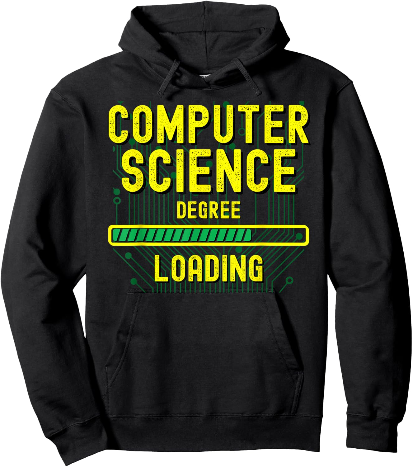 Computer Science Degree Gift Computer Science Degree Loading Hoodie - Hoodie | Black
