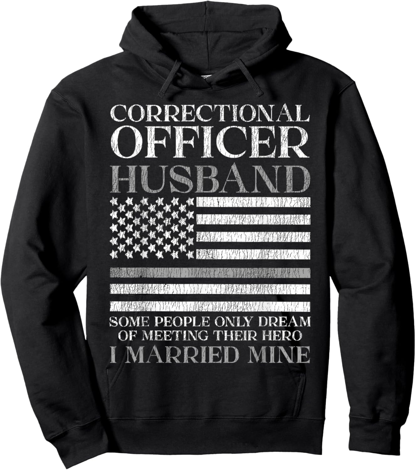 Correctional Officer Husband Marriage Correctional Officer Hoodie - Hoodie | Black