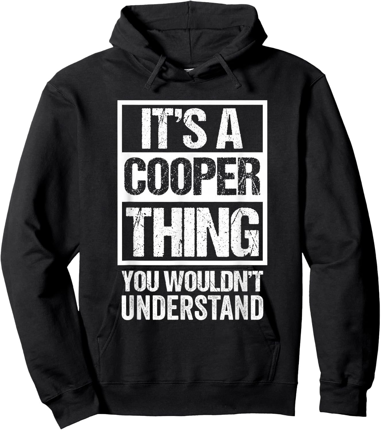 It's A Cooper Thing You Wouldn't Understand Hoodie - Hoodie | Black