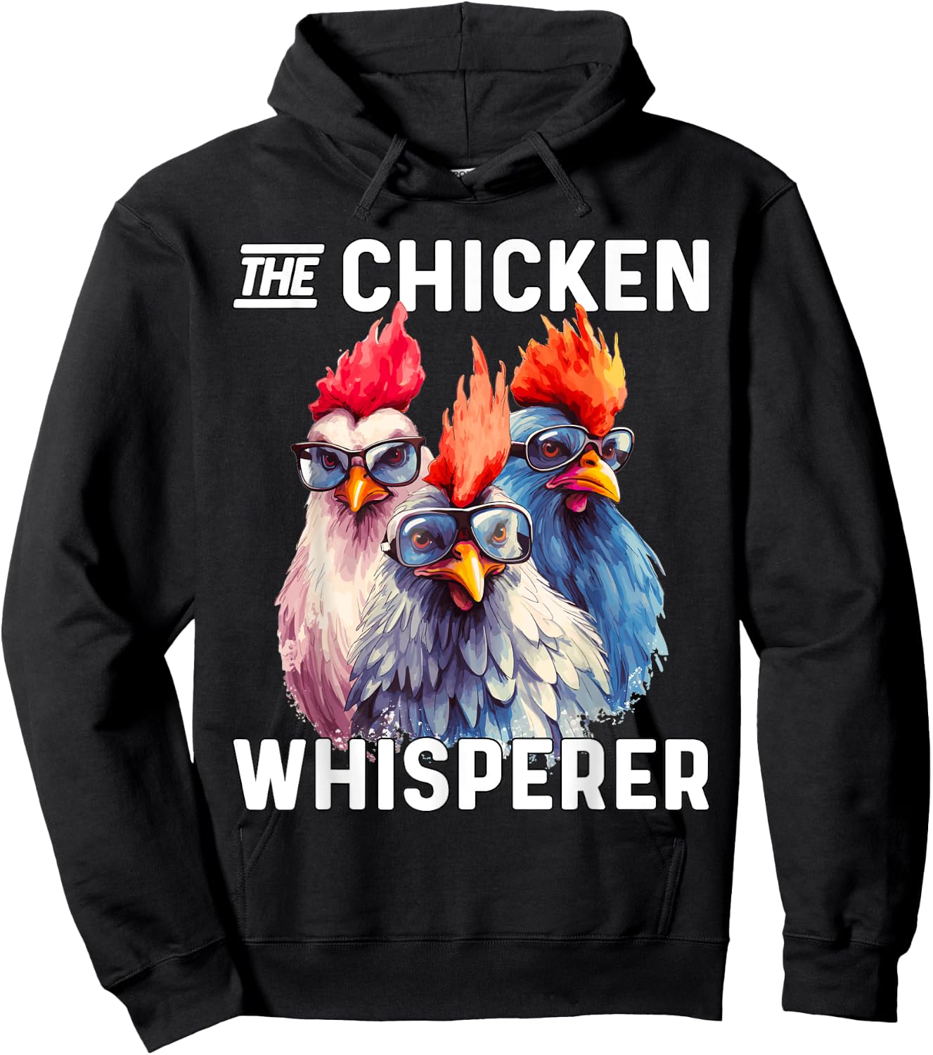 The Chicken Whisperer Chicken Farmer Hoodie - Hoodie | Black