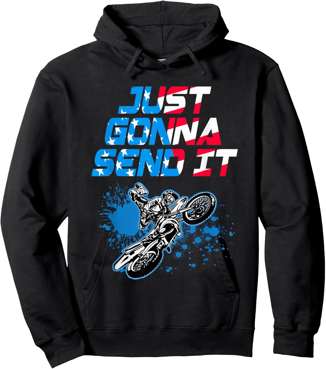 Just Gonna Send It - Motocross Shirt - Dirt Bike Hoodie - Hoodie | Black