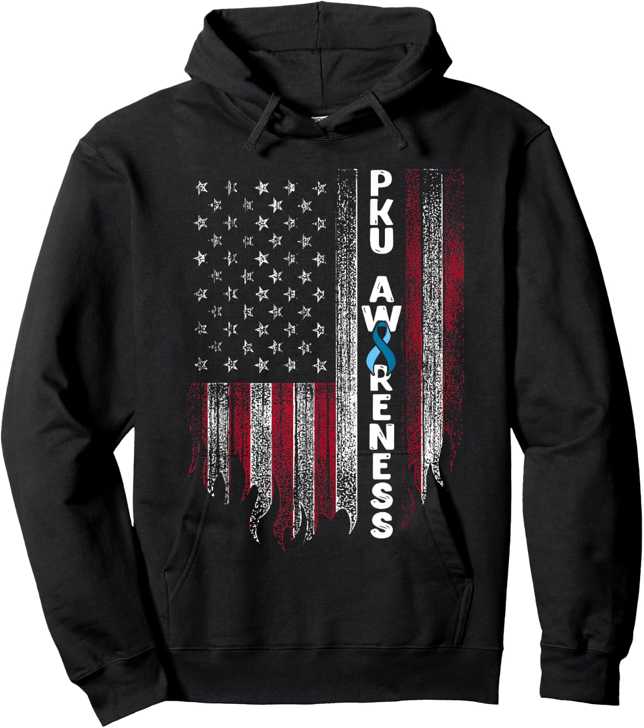 Phenylketonuria PKU Strong Warrior Inspiring Awareness Hoodie - Hoodie | Black