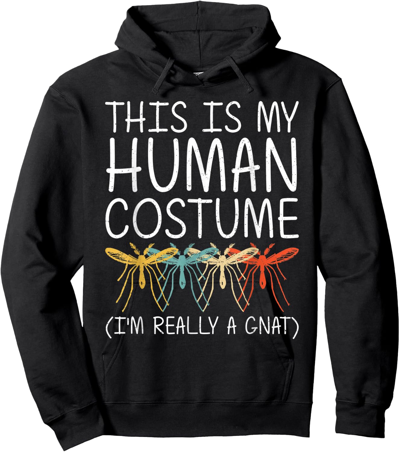 Gnat Halloween Human Costume Dipterid Midge Easy DIY Gift Hoodie - Hoodie | Black