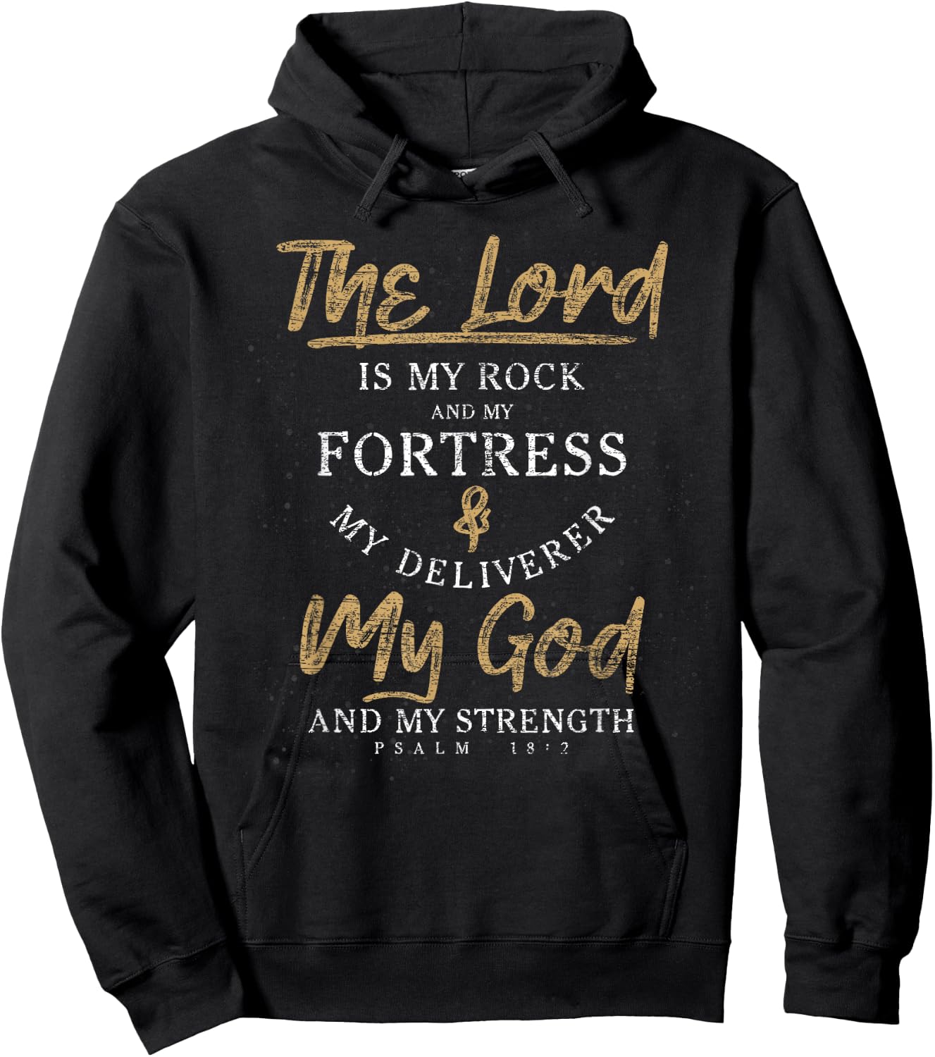 Christian Faith Gift Bible Verse Religious Prayer Hoodie - Hoodie | Black