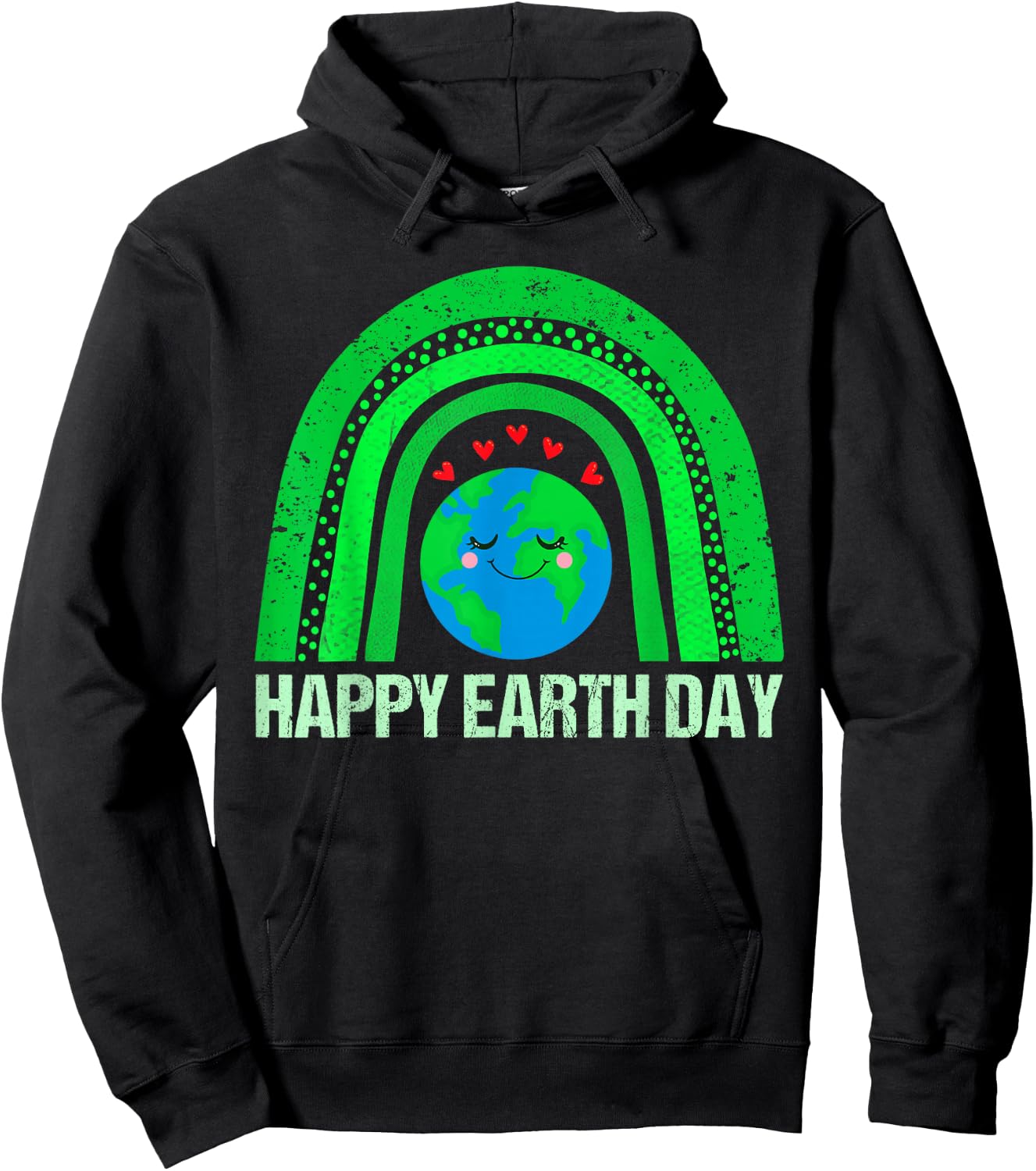 Happy Earth Day 2023 Shirts Cute Earth Lover Kids Toddler Hoodie - Hoodie | Black