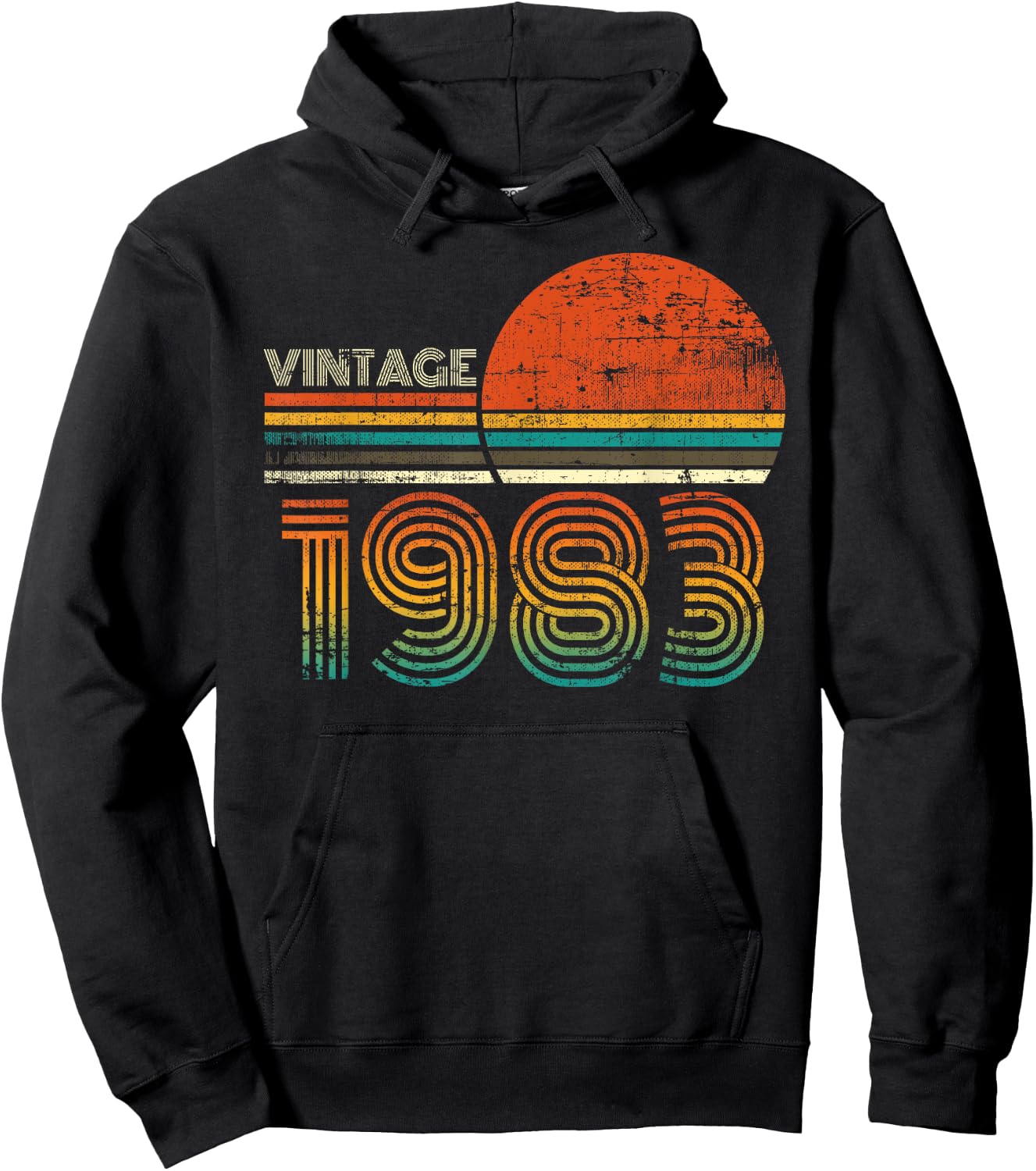 Made in 1983 38th Birthday Gifts 38 Quarantine Birthday Gift Hoodie - Hoodie | Black