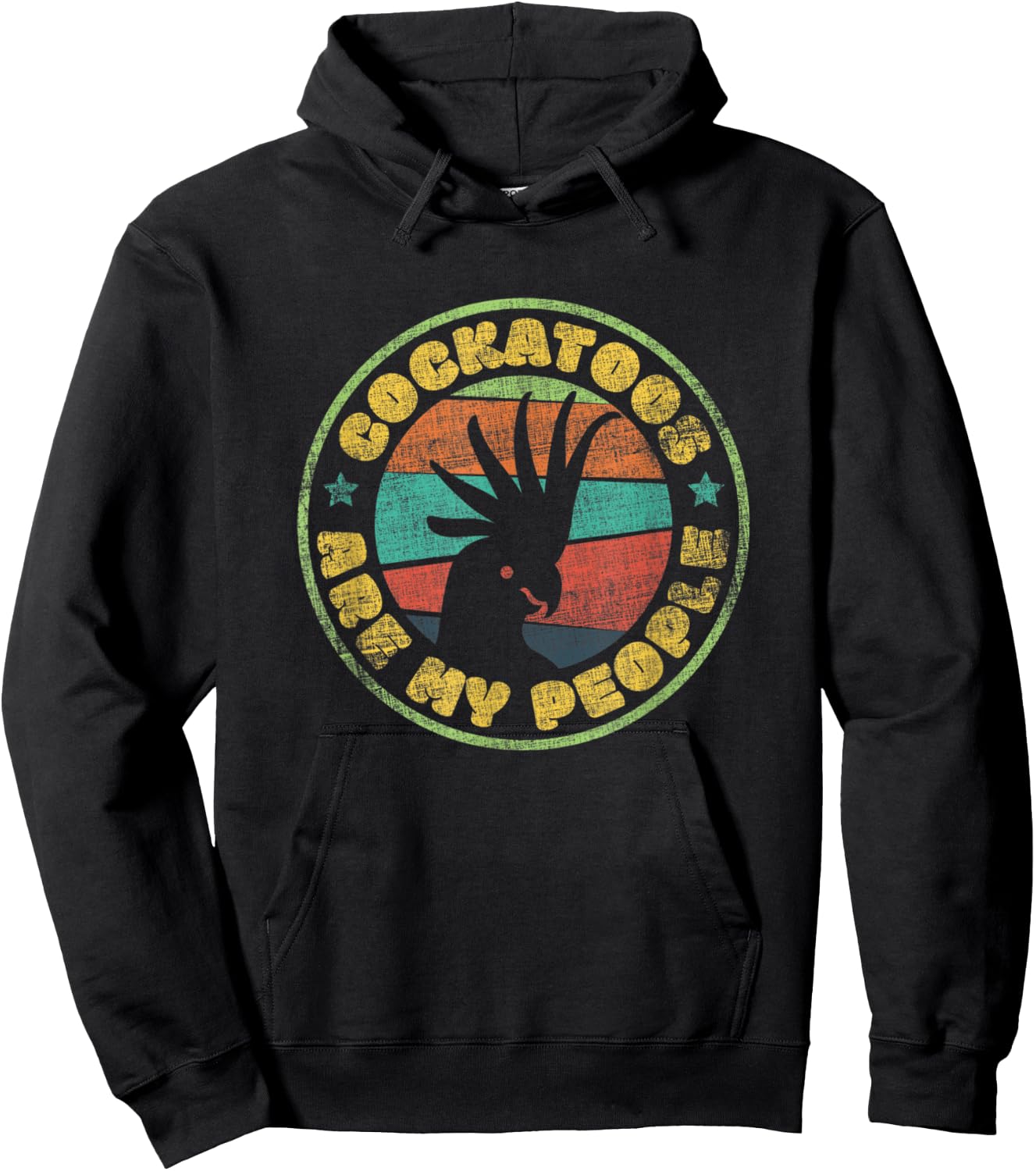 Cockatoos Are My People - Funny Parrot Cockatoo Hoodie - Hoodie | Black