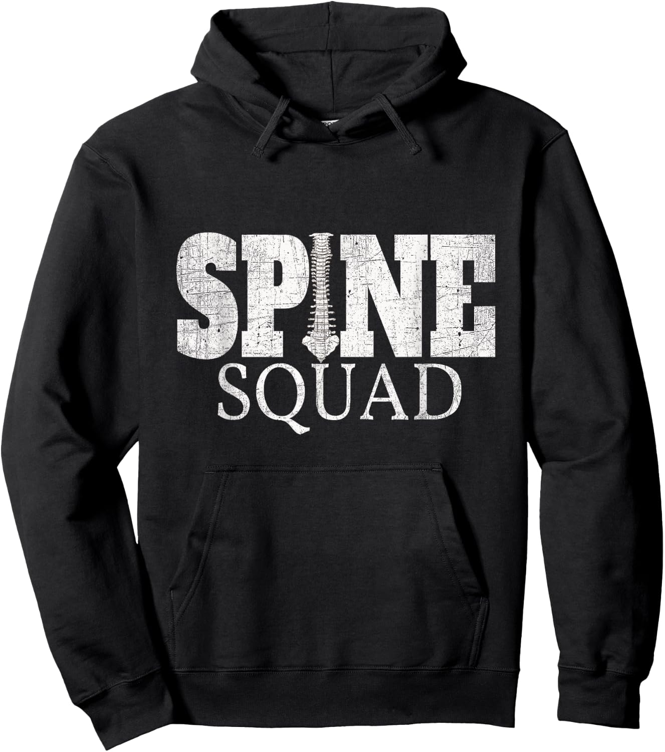 Spine Squad Chiropractor & Orthopedist Funny Hoodie - Hoodie | Black