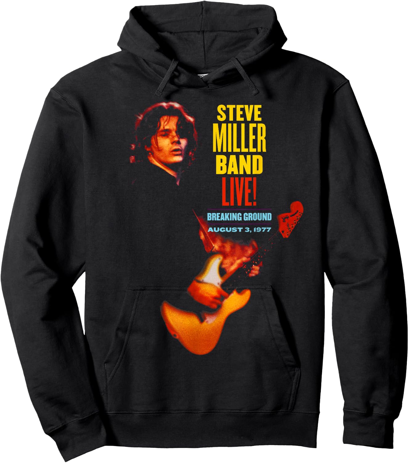 Steve Miller Band - Breaking Ground Live Hoodie - Hoodie | Black