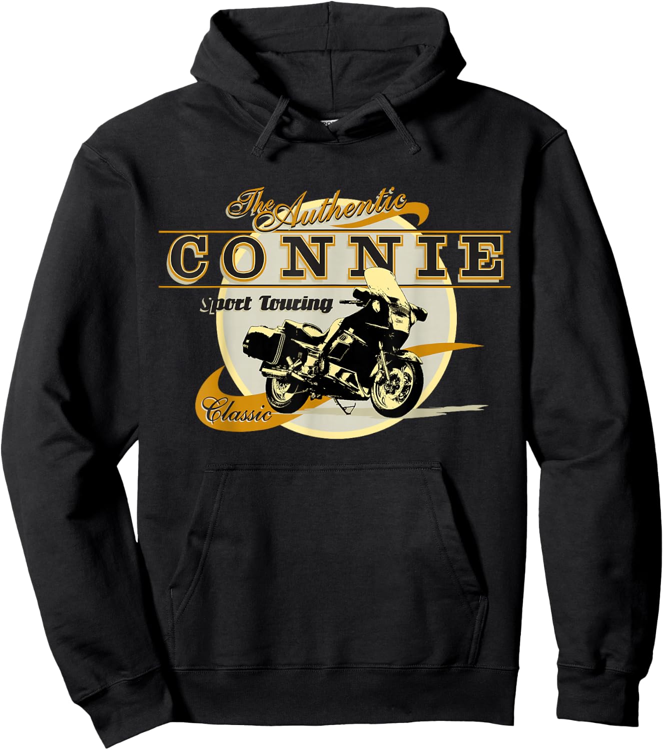 Concours Authentic Connie Motorcycle Design Hoodie - Hoodie | Black