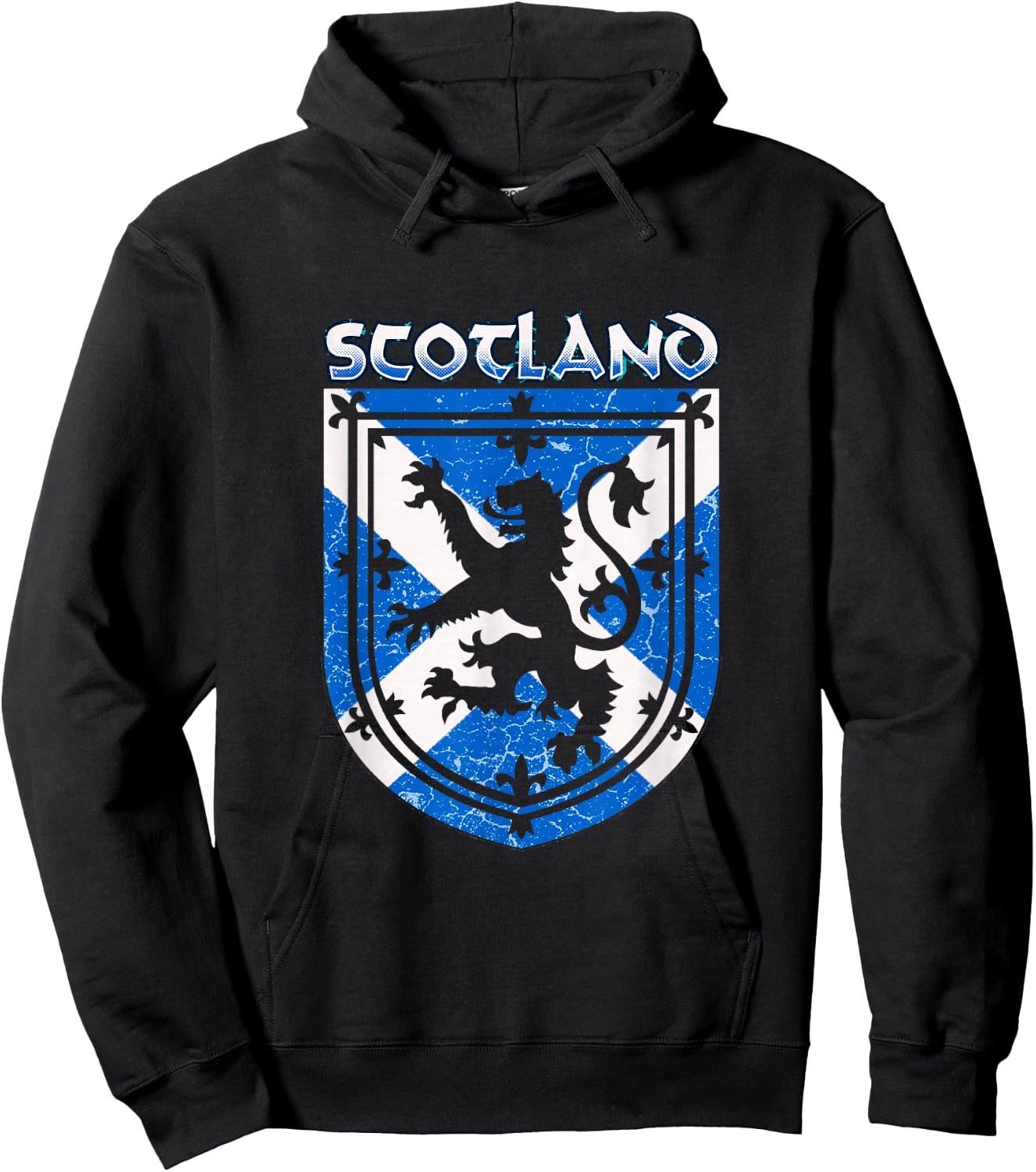 Scotland Flag Scottish Pride Proud Rampant Lion Travel Gift Hoodie - Hoodie | Black