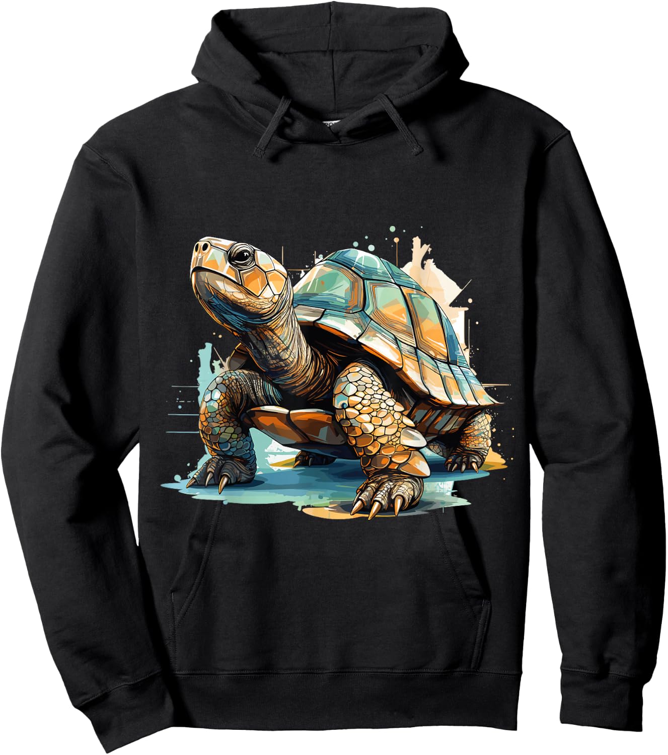 Sea Turtle in the Ocean, Turtles Lover Hoodie - Hoodie | Black