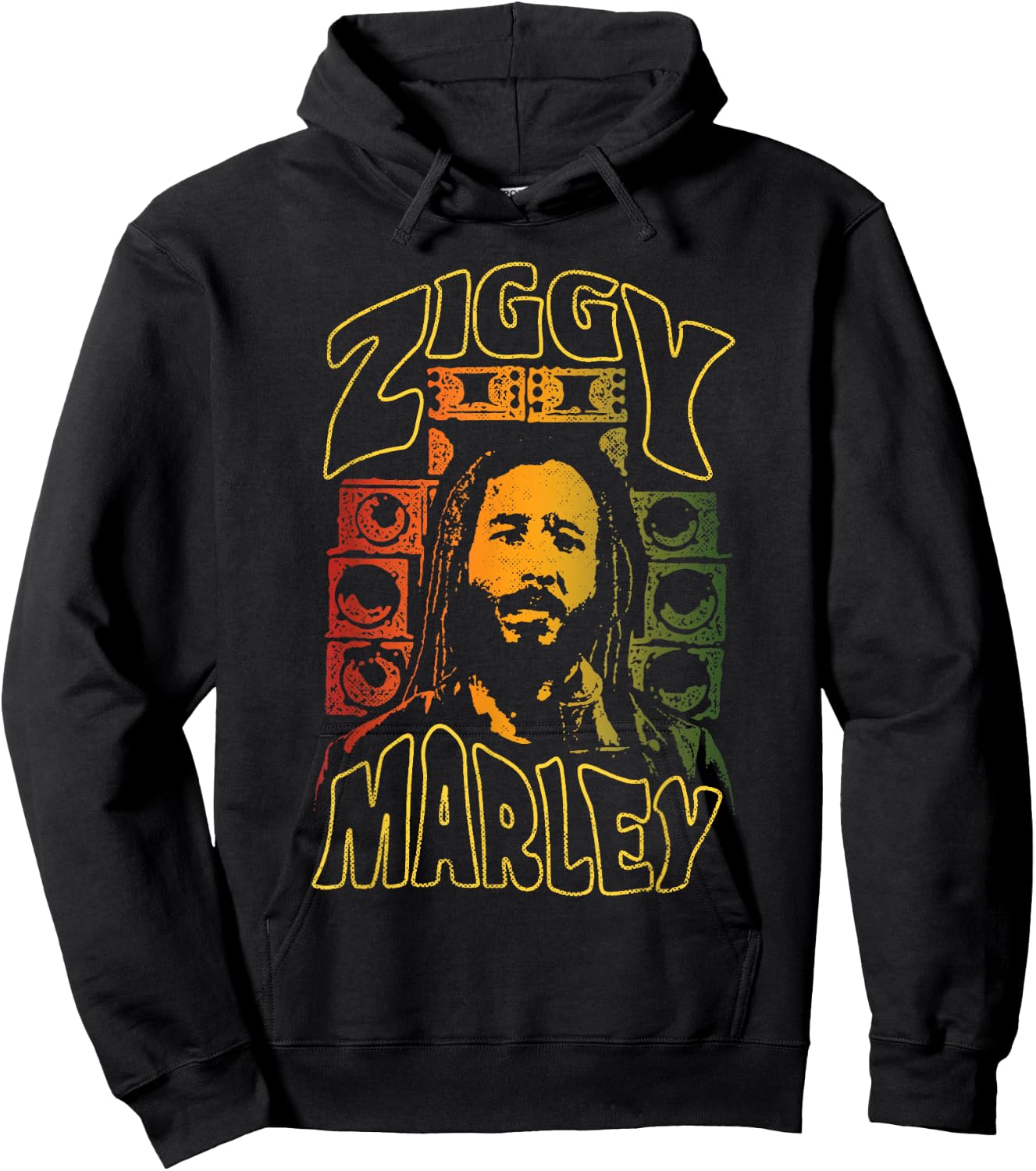 Ziggy Marley - Official Merchandise - Sound System Hoodie - Hoodie | Black