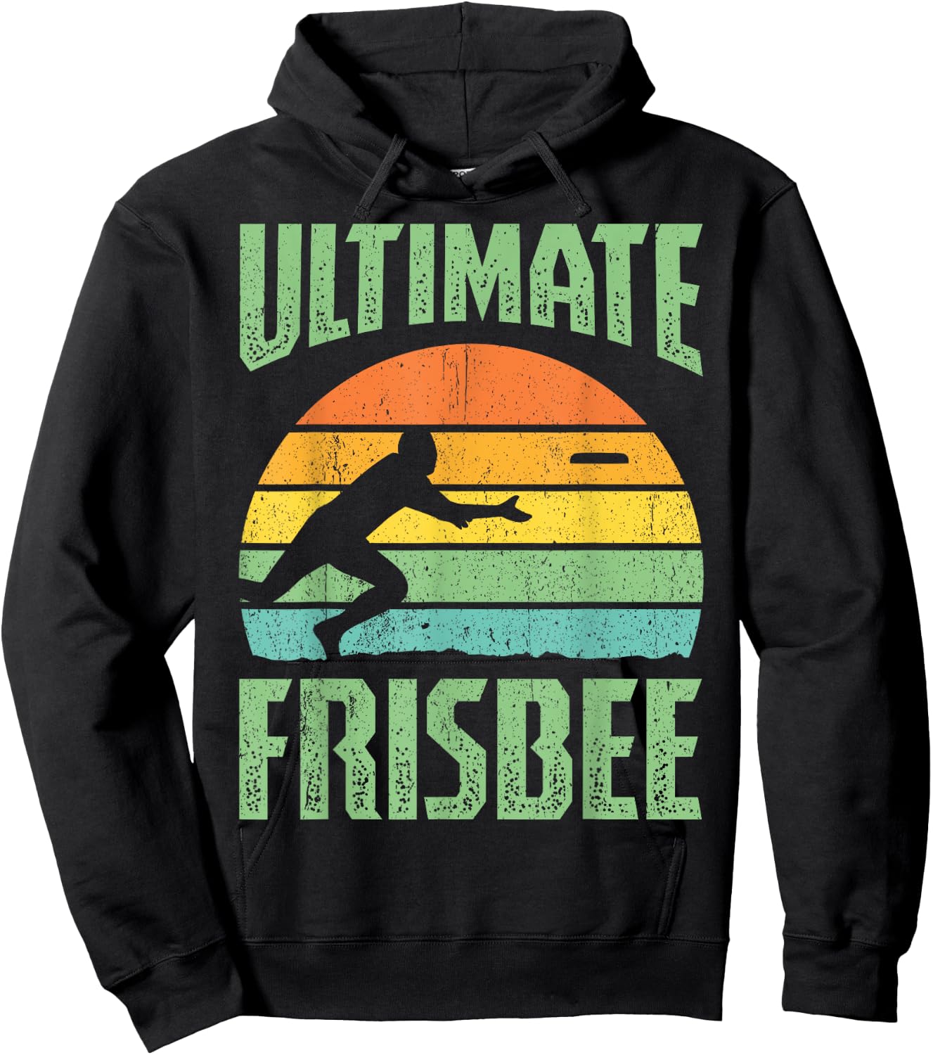 Frisbee Design Ultimate Frisbee Hoodie - Hoodie | Black
