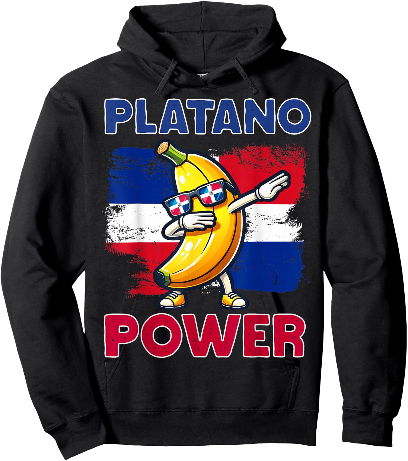 Dominican Republic Platano Power Flag for kids toddler Hoodie - Hoodie | Black