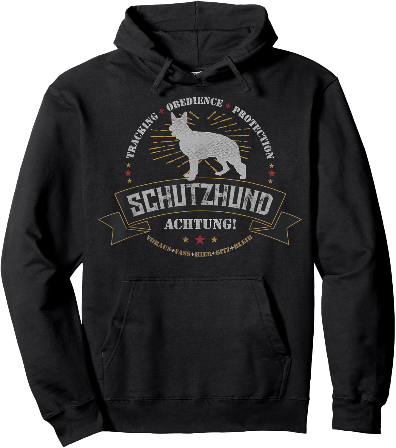 Schutzhund German Shepherd Hundesport Dog Training Handlers Hoodie - Hoodie | Black