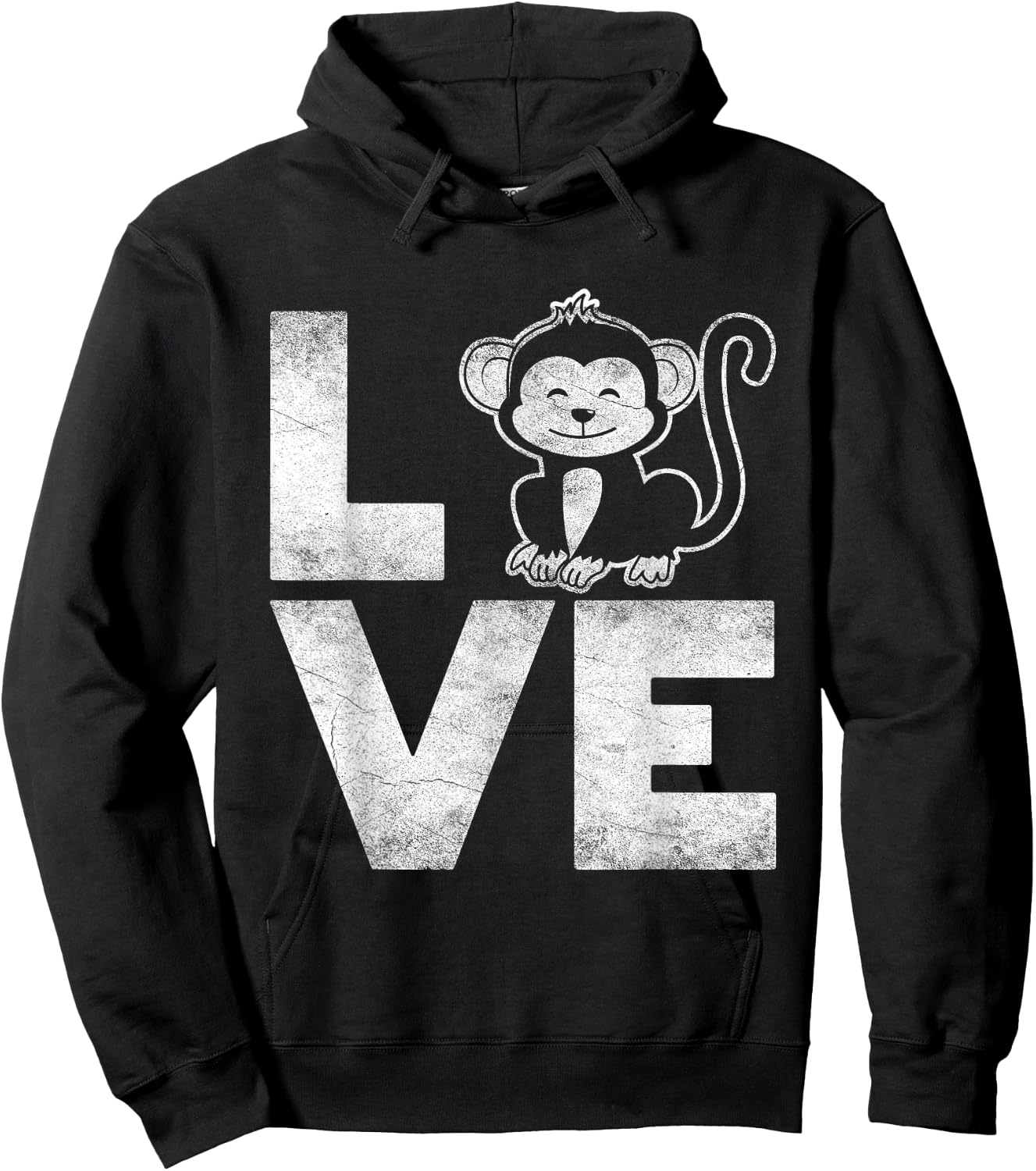 Love Monkey Hoodie - Hoodie | Black