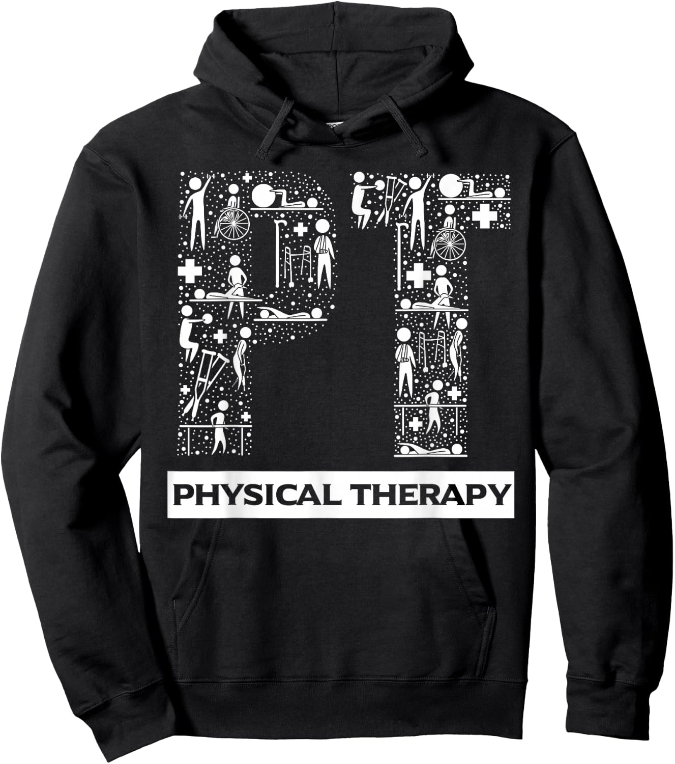 Physical Therapy Gait Training Physiotherapy Therapist Gift Hoodie - Hoodie | Black