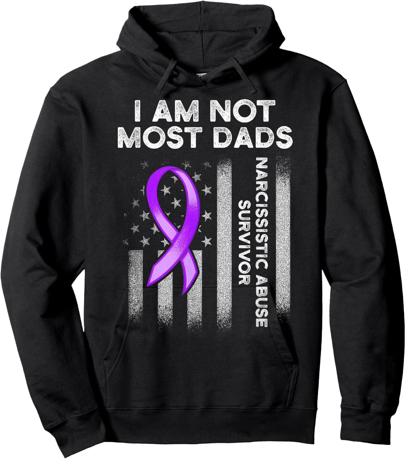 World Narcissistic Abuse Awareness Most Dads Survivor Hoodie - Hoodie | Black