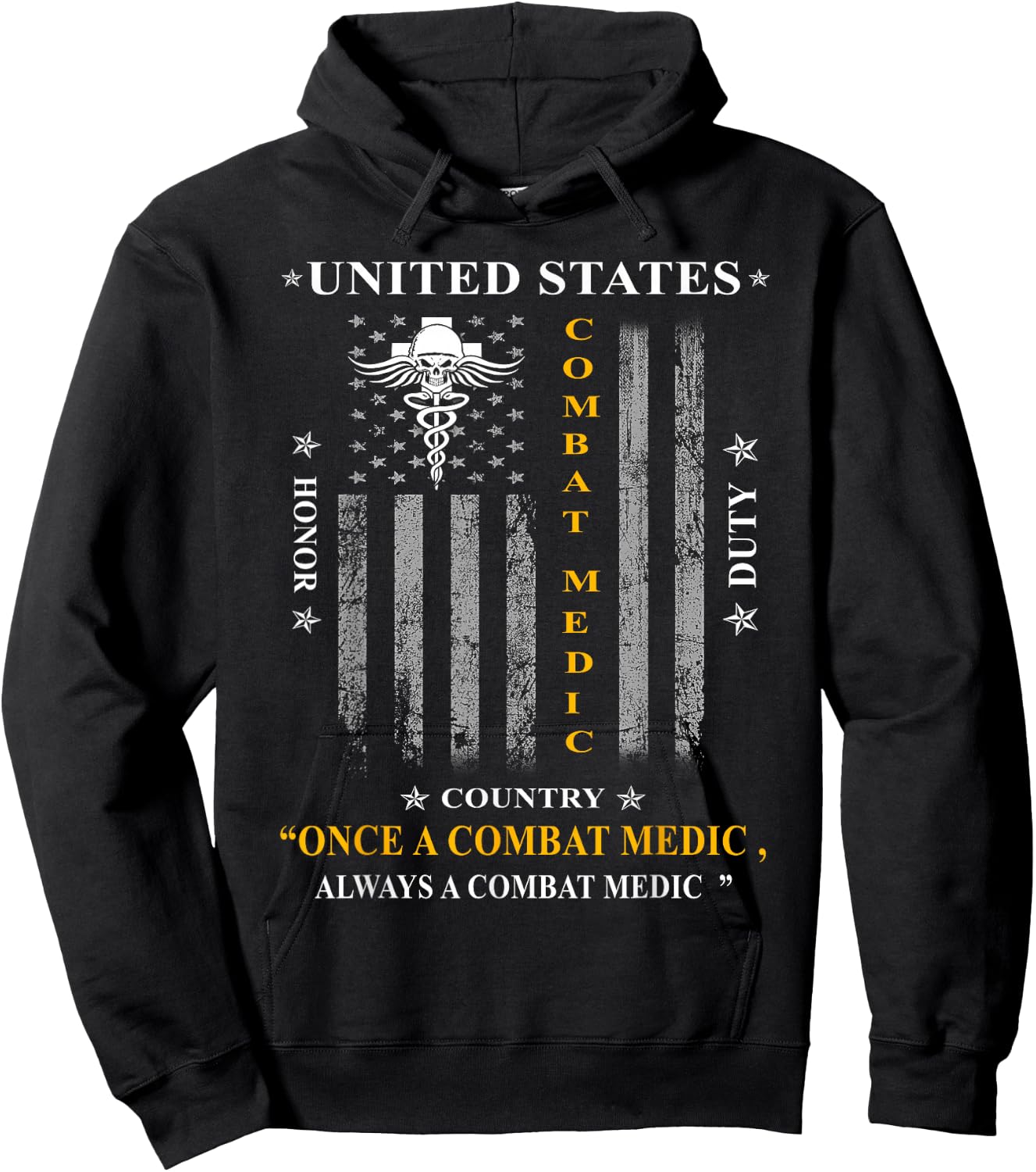Once a Combat Medic, Always a Combat Medic Hoodie - Hoodie | Black