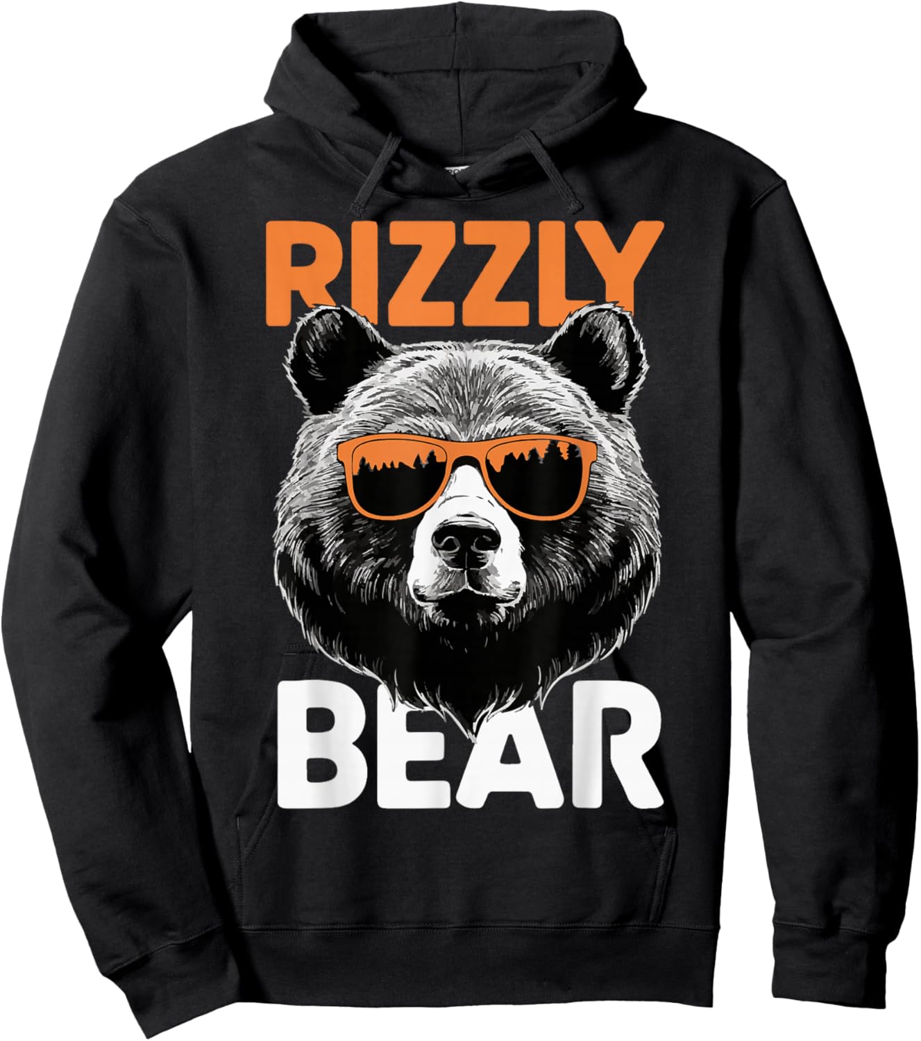 Rizzly Bear Grizzly Bear Grizzler Hoodie - Hoodie | Black