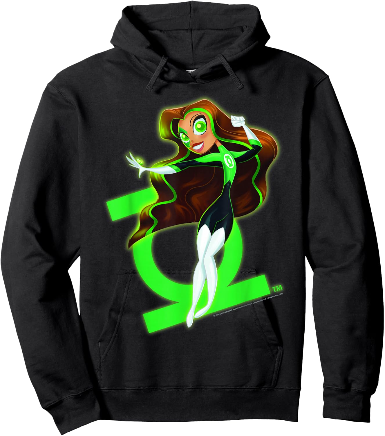 DC Comics Super Hero Girls Green Lantern Hoodie - Hoodie | Black
