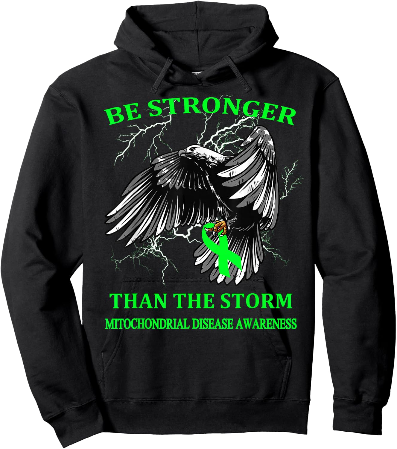 Be Stronger Than The Storm Mitochondrial Disease Hoodie - Hoodie | Black