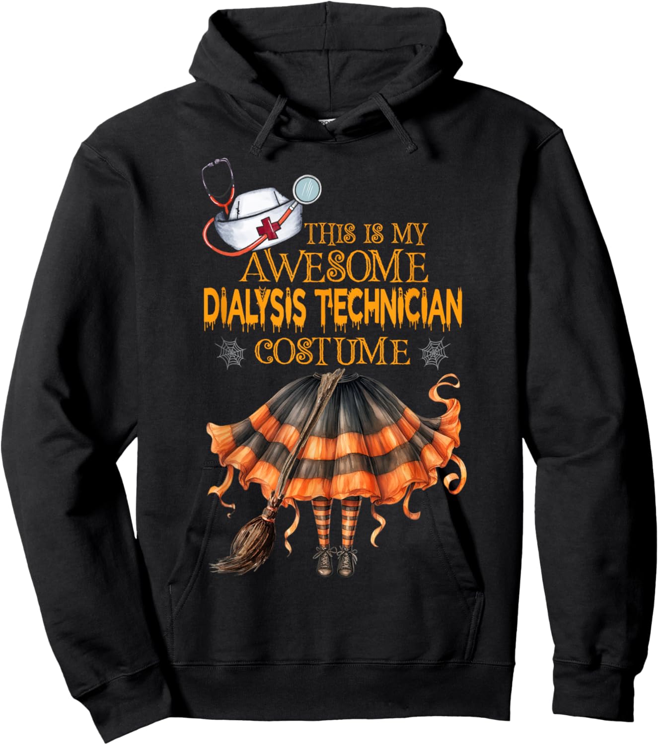 This is my Halloween Dialysis Technician Costume Dialysis Hoodie - Hoodie | Black