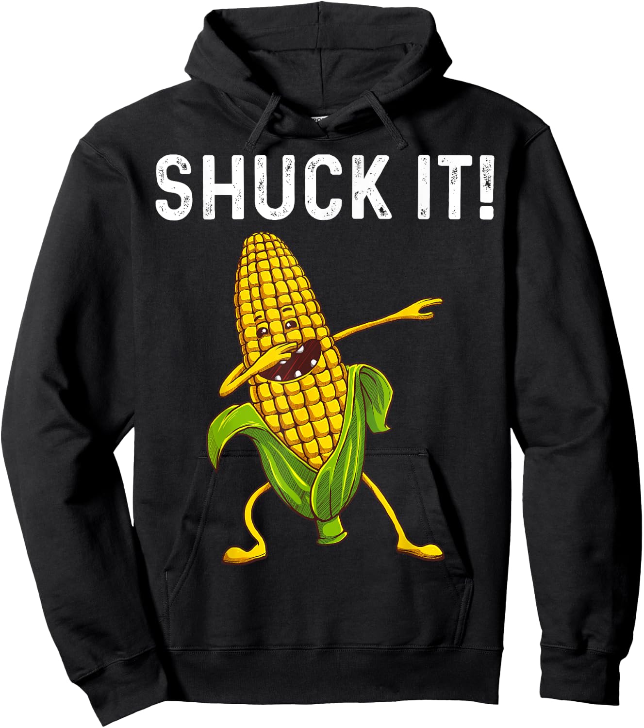 Funny Corn Gift Women Corn On The Cob Costume Farmer Hoodie - Hoodie | Black