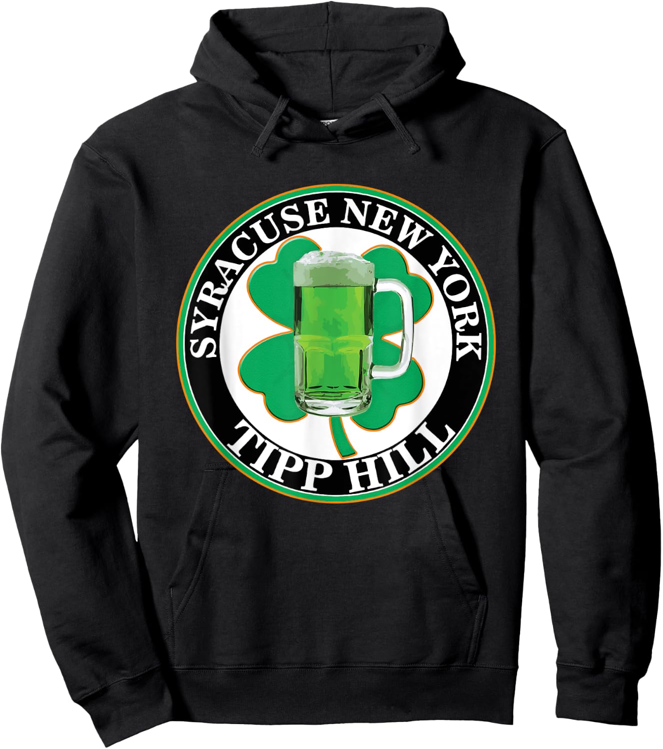 Syracuse Tipp Hill Saint Patrick's Day Hoodie - Hoodie | Black
